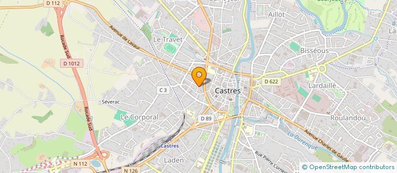 localisation de l'entreprise MADAME SABINE BARABITE à CASTRES