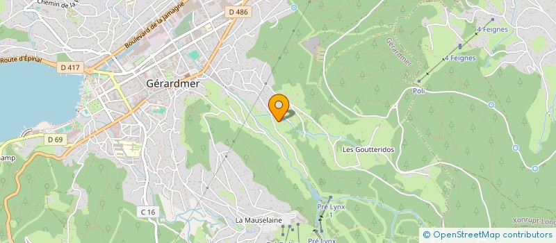 localisation de l'entreprise MADAME SABINE BARRANDON  GERARDMER