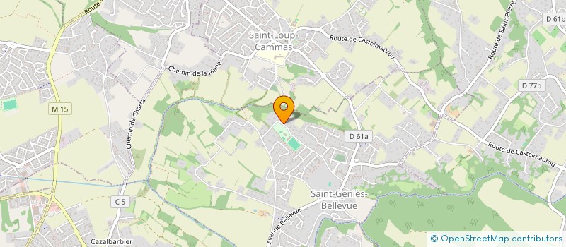 localisation de l'entreprise MADAME SABINE BARTHES  SAINT-GENIES-BELLEVUE