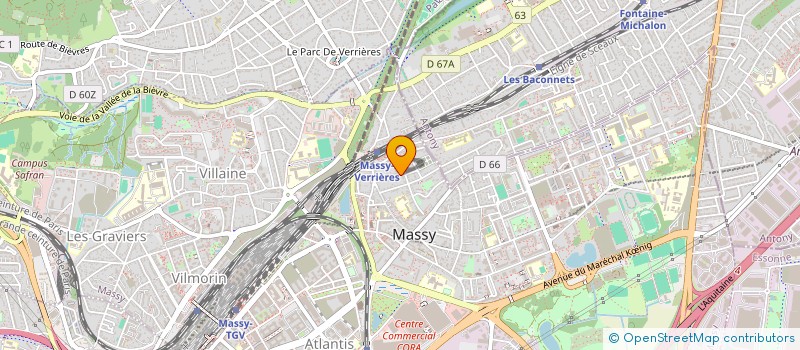 localisation de l'entreprise MADAME SABINE BATAILLE à MASSY