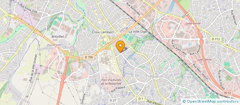 localisation de l'entreprise MADAME SABINE BECQUART à SAINT-BRIEUC