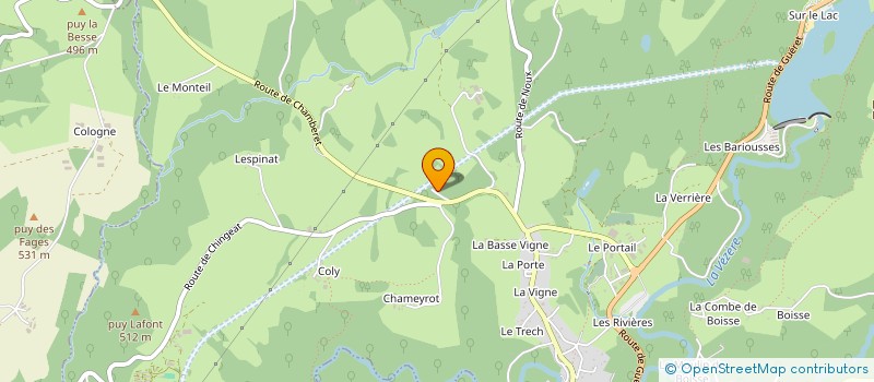 localisation de l'entreprise MADAME SABINE BELONI  TREIGNAC