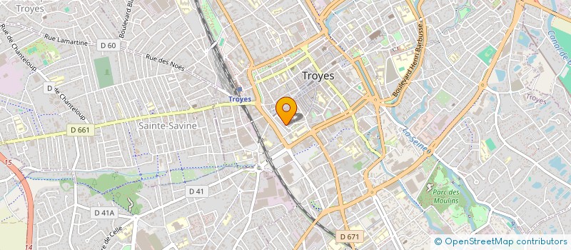 localisation de l'entreprise MADAME SABINE BERAIL à TROYES