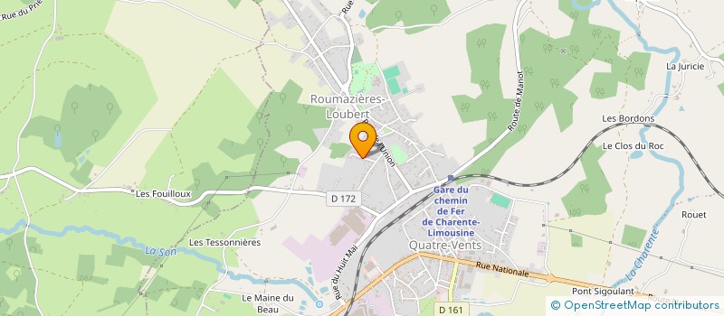 localisation de l'entreprise MADAME SABINE BERGER à NIEUIL