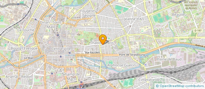 localisation de l'entreprise MADAME SABINE BERNARD  RENNES