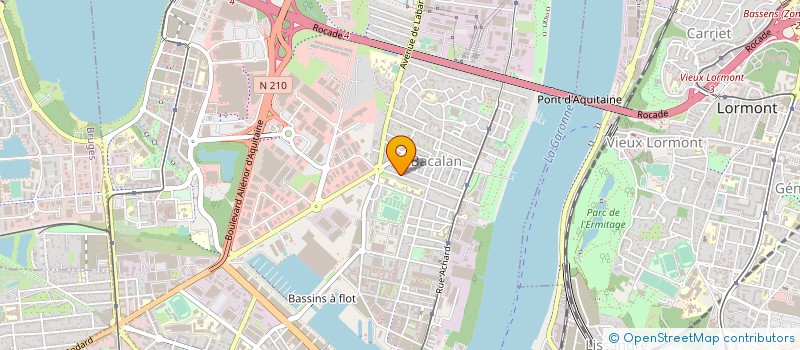localisation de l'entreprise MADAME SABINE BEUGIN à BORDEAUX