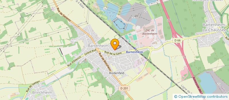 localisation de l'entreprise MADAME SABINE BINGLER  BARTENHEIM