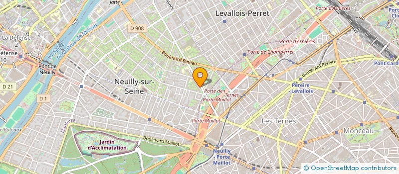 localisation de l'entreprise MADAME SABINE BNISTI à NEUILLY-SUR-SEINE