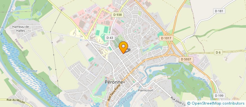 localisation de l'entreprise MADAME SABINE BOCQUET à PERONNE
