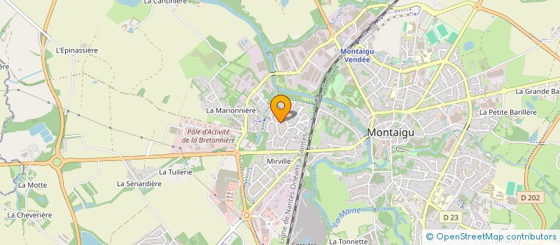 localisation de l'entreprise MADAME SABINE BOCQUIER à MONTAIGU-VENDEE