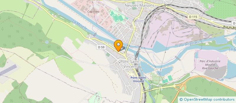 localisation de l'entreprise MADAME SABINE BOLMONT  PONT-SAINT-VINCENT