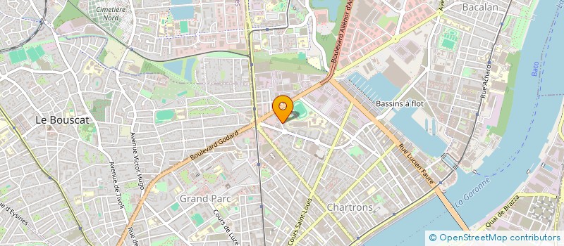 localisation de l'entreprise MADAME SABINE BON  BORDEAUX