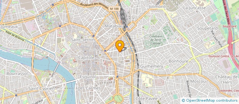 localisation de l'entreprise MADAME SABINE BONIFAS à TOULOUSE