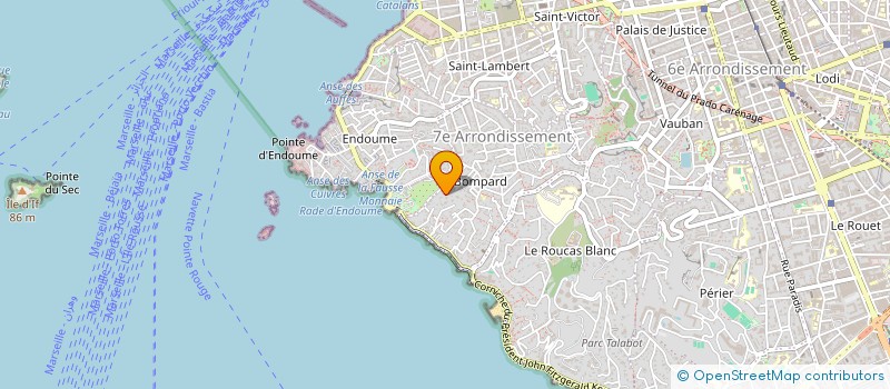 localisation de l'entreprise MADAME SABINE BONNACIER  MARSEILLE