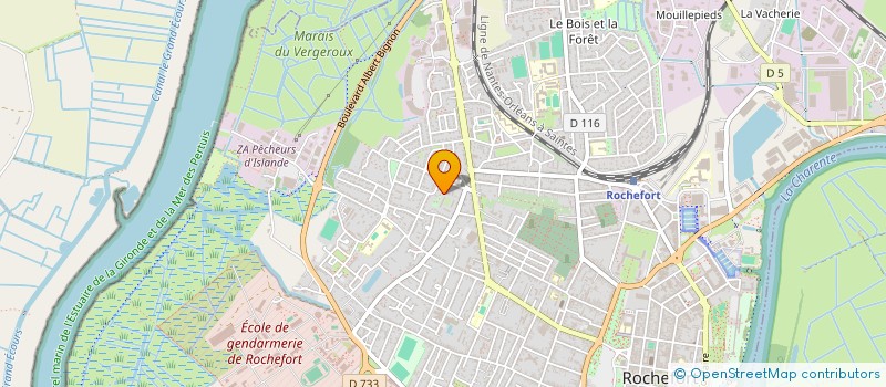 localisation de l'entreprise MADAME SABINE BONNET  ROCHEFORT