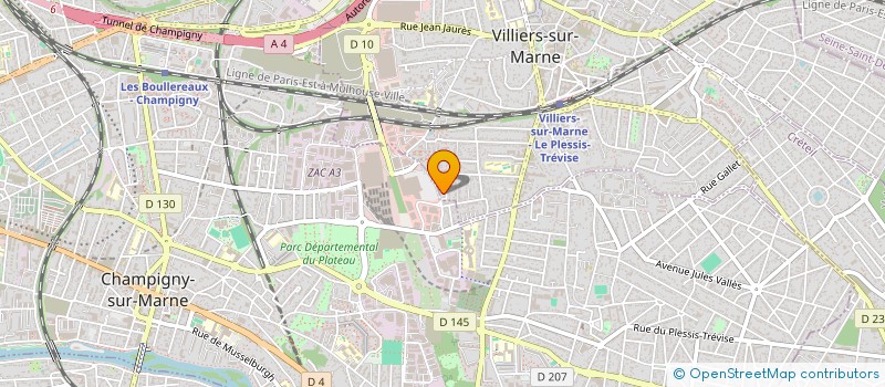 localisation de l'entreprise MADAME SABINE BOODHUN  VILLIERS-SUR-MARNE