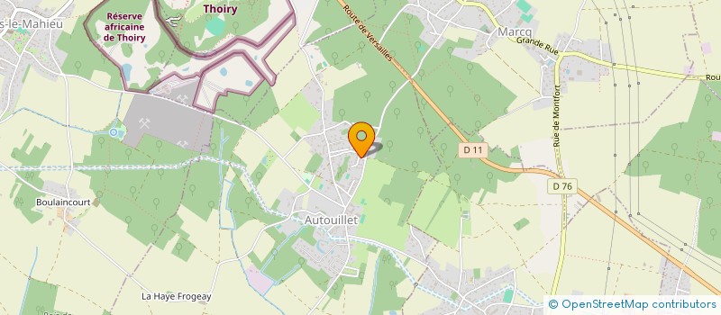 localisation de l'entreprise MADAME SABINE BORCELLE  AUTOUILLET