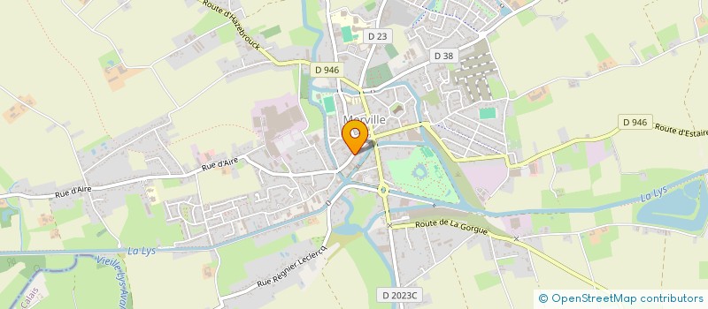 localisation de l'entreprise MADAME SABINE BOURREE  MERVILLE