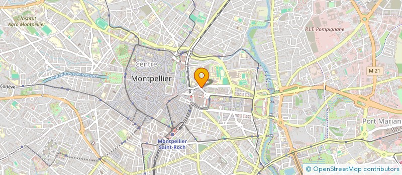 localisation de l'entreprise MADAME SABINE BOURREL  MONTPELLIER