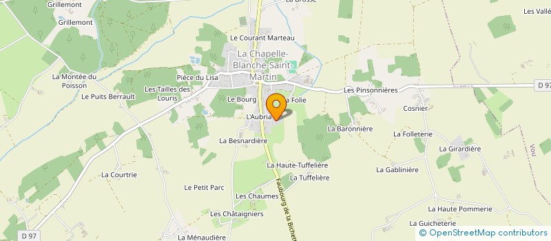 localisation de l'entreprise MADAME SABINE BOUTIN à LA CHAPELLE-BLANCHE-SAINT-MARTIN
