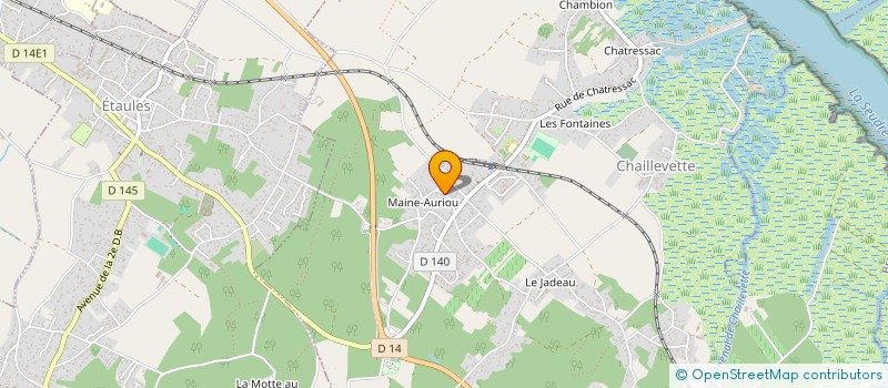 localisation de l'entreprise MADAME SABINE BOYER  CHAILLEVETTE