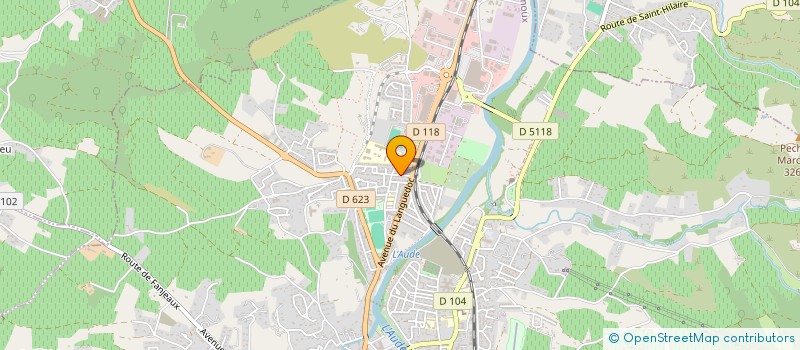 localisation de l'entreprise MADAME SABINE BRAGULAT à LIMOUX