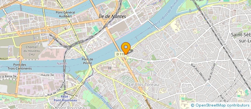 localisation de l'entreprise MADAME SABINE BREDARD à NANTES