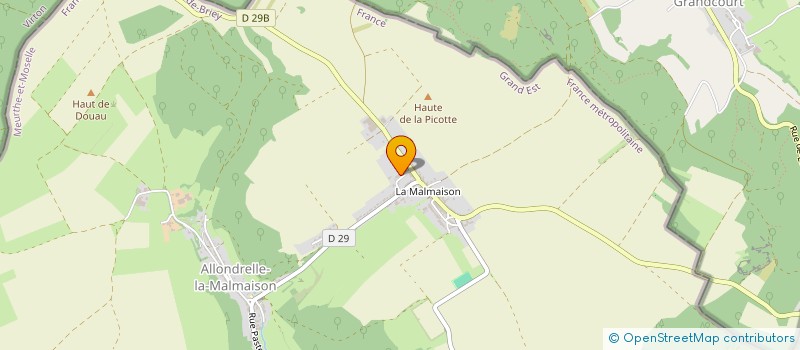 localisation de l'entreprise MADAME SABINE BROUTIN à ALLONDRELLE-LA-MALMAISON