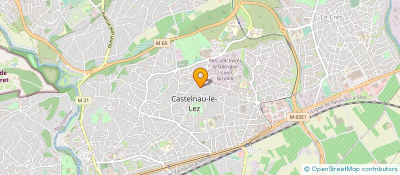 localisation de l'entreprise MADAME SABINE BUFFEREAU à CASTELNAU-LE-LEZ