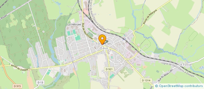 localisation de l'entreprise MADAME SABINE CAMBOT  FORGES-LES-EAUX