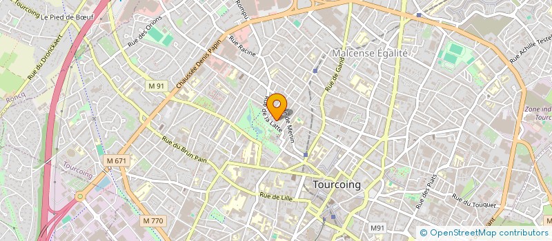 localisation de l'entreprise MADAME SABINE CAMPAGNE  TOURCOING