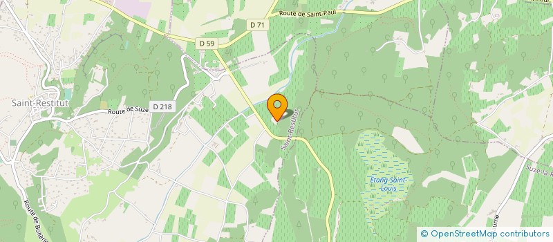 localisation de l'entreprise MADAME SABINE CANET  SAINT-PAUL-TROIS-CHATEAUX