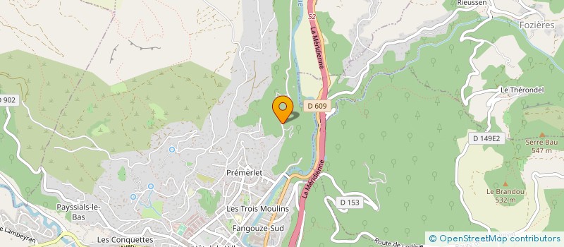 localisation de l'entreprise MADAME SABINE CANTON  LODEVE