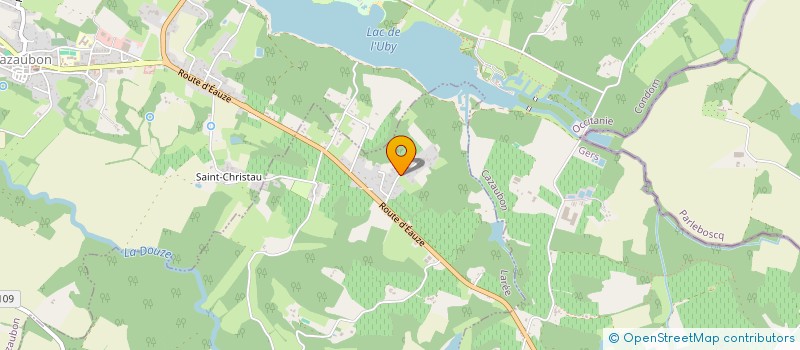 localisation de l'entreprise MADAME SABINE CARENSAC  LAREE