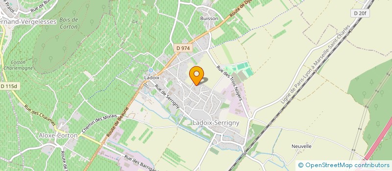 localisation de l'entreprise MADAME SABINE CARION  LADOIX-SERRIGNY