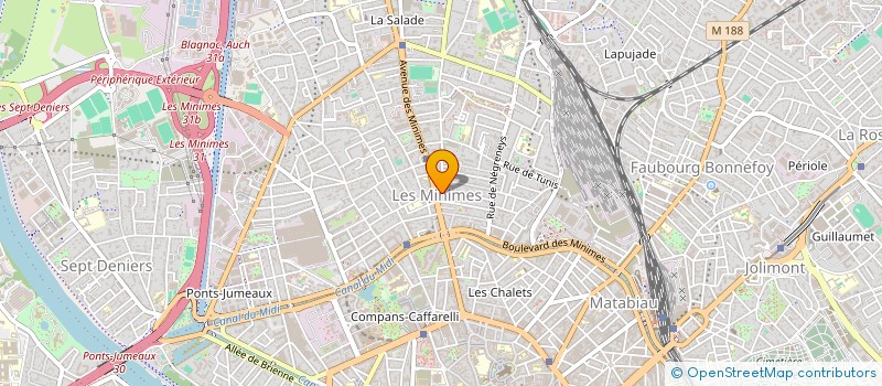 localisation de l'entreprise MADAME SABINE CARIOU à TOULOUSE