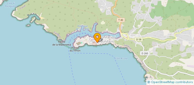 localisation de l'entreprise MADAME SABINE CASABIANCA à BONIFACIO