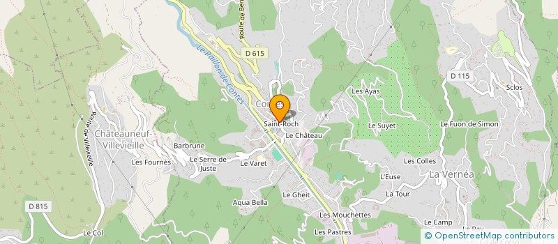 localisation de l'entreprise MADAME SABINE CASAGRANDE à CONTES