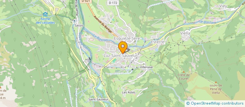 localisation de l'entreprise MADAME SABINE CASTILLO  LUZ-SAINT-SAUVEUR