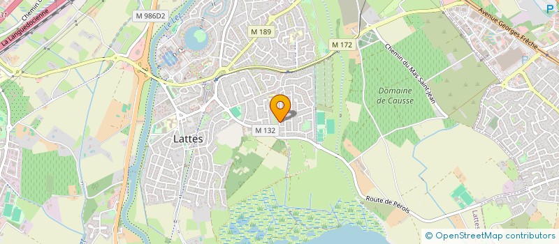 localisation de l'entreprise MADAME SABINE CAUDRON à LATTES