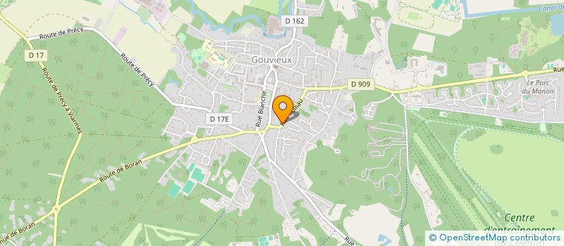 localisation de l'entreprise MADAME SABINE CHALIGNE à GOUVIEUX