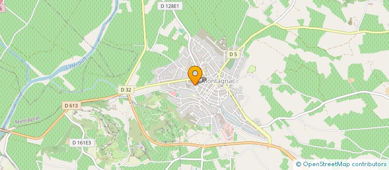 localisation de l'entreprise MADAME SABINE CHAMAYOU  MONTAGNAC