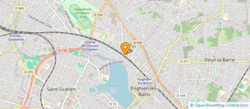 localisation de l'entreprise MADAME SABINE CHARLOTTE WESSEL à ENGHIEN-LES-BAINS