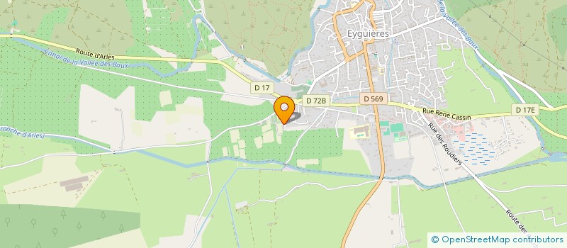 localisation de l'entreprise MADAME SABINE CHAVE  EYGUIERES