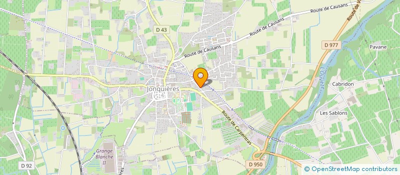 localisation de l'entreprise MADAME SABINE CHENOT  JONQUIERES