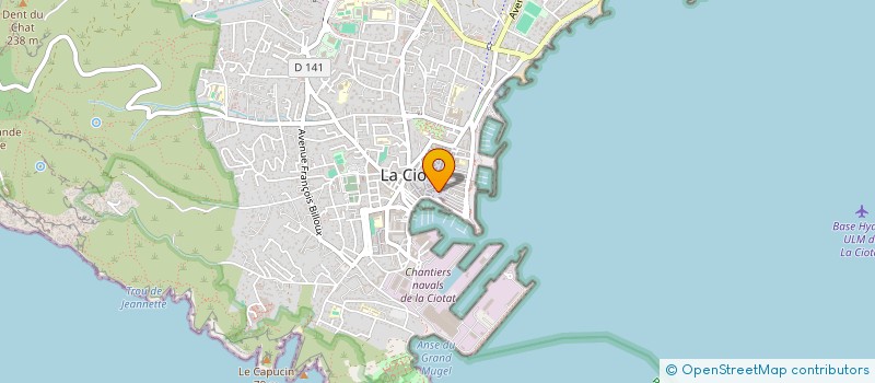 localisation de l'entreprise MADAME SABINE CIANCHI  LA CIOTAT