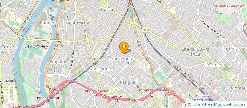 localisation de l'entreprise MADAME SABINE CLARAC à TOULOUSE