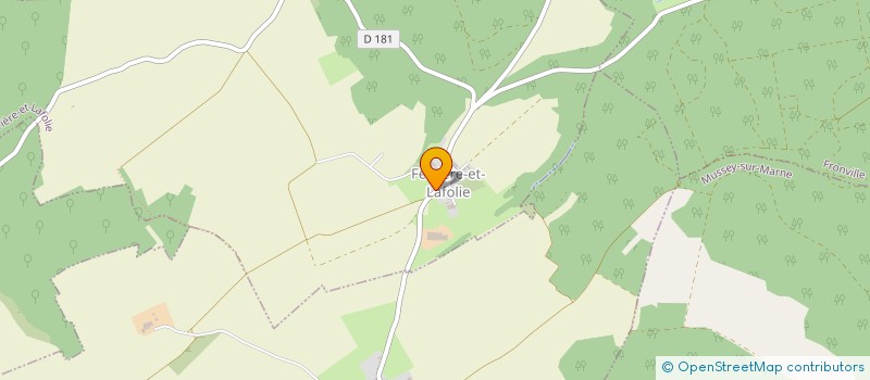 localisation de l'entreprise MADAME SABINE CLERC à FERRIERE-ET-LAFOLIE