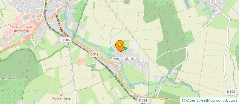 localisation de l'entreprise MADAME SABINE CLESSE  MENCHHOFFEN