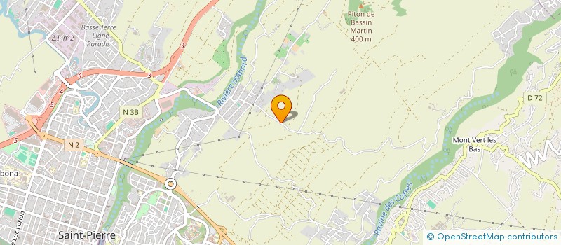 localisation de l'entreprise MADAME SABINE CLIMENE HOARAU  SAINT-PIERRE